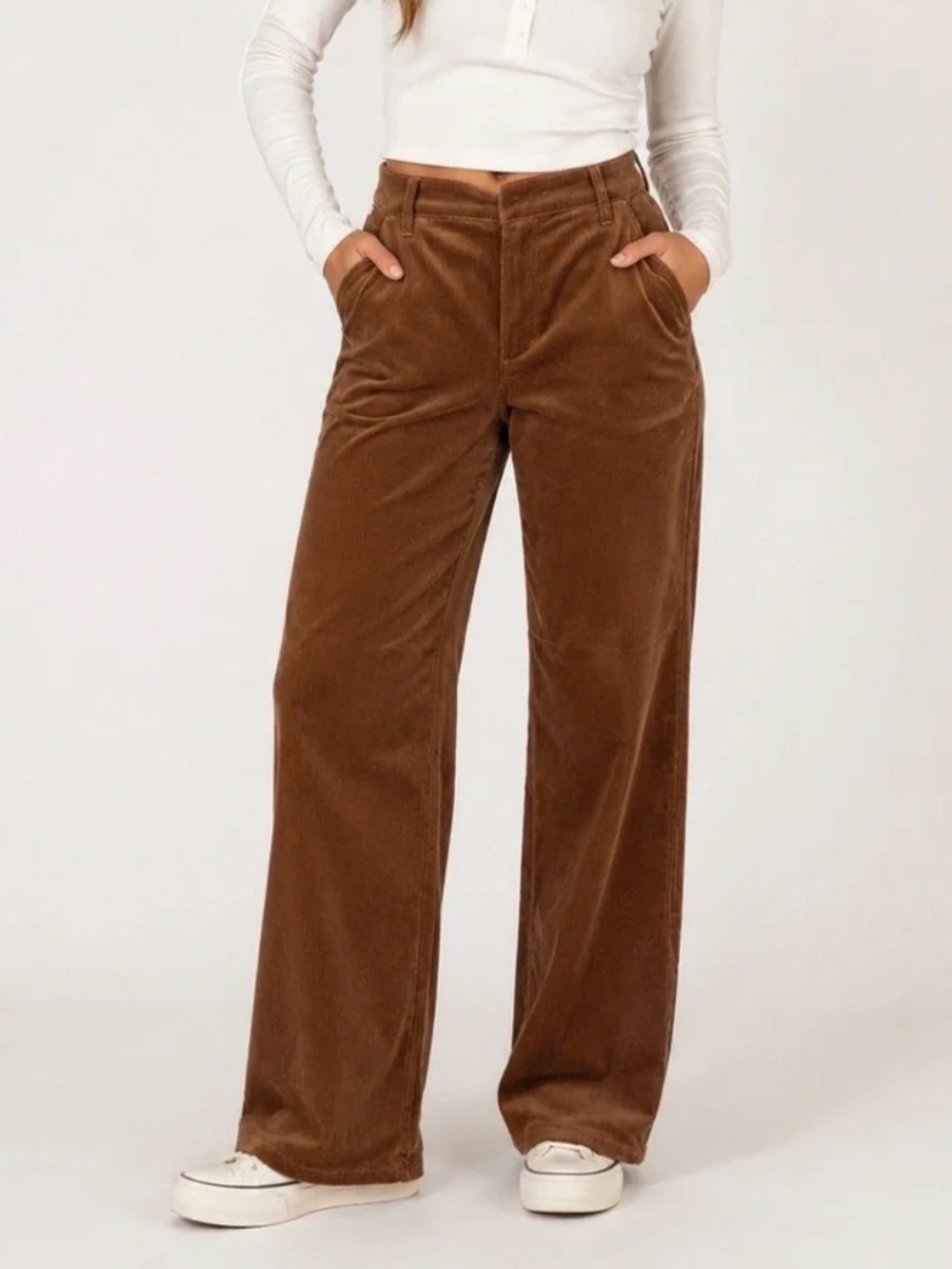 Citizens of humanity nwot terra brown soft corduroy baggy pants